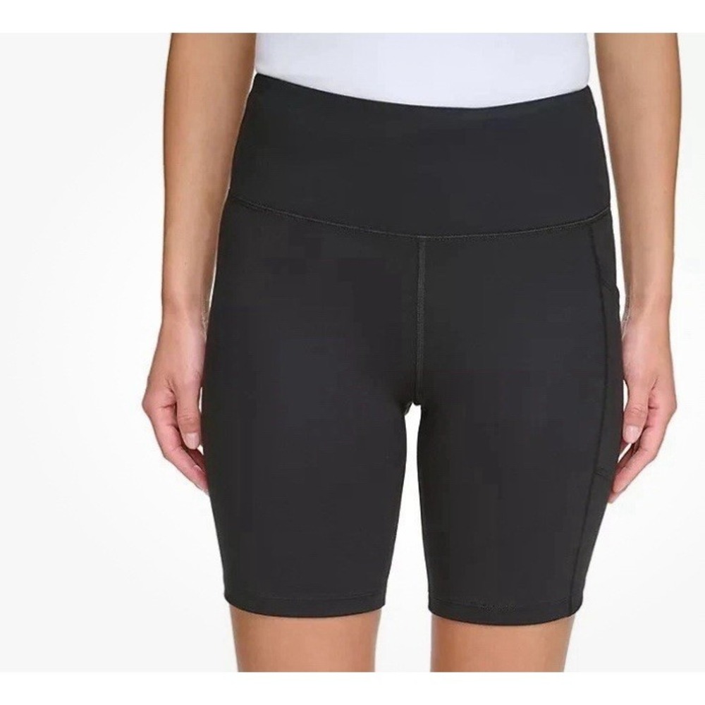 DKNY Ladies Biker Short Size Large Black